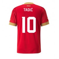 Serbien Dusan Tadic #10 Heimtrikot WM 2022 Kurzarm